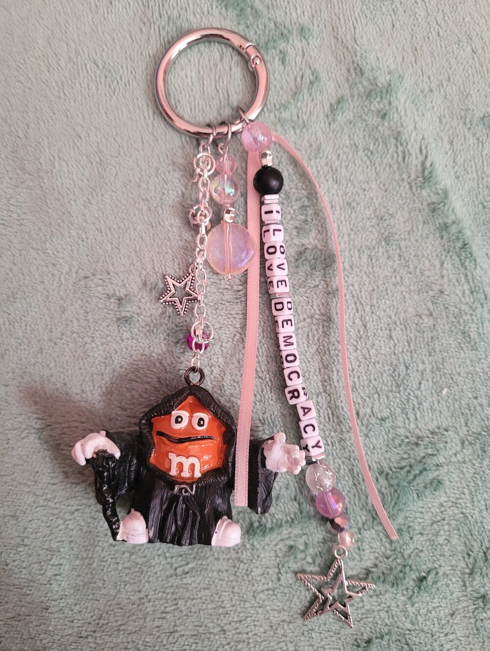 VintageM&M'S Darth Sidious Beaded Keychain